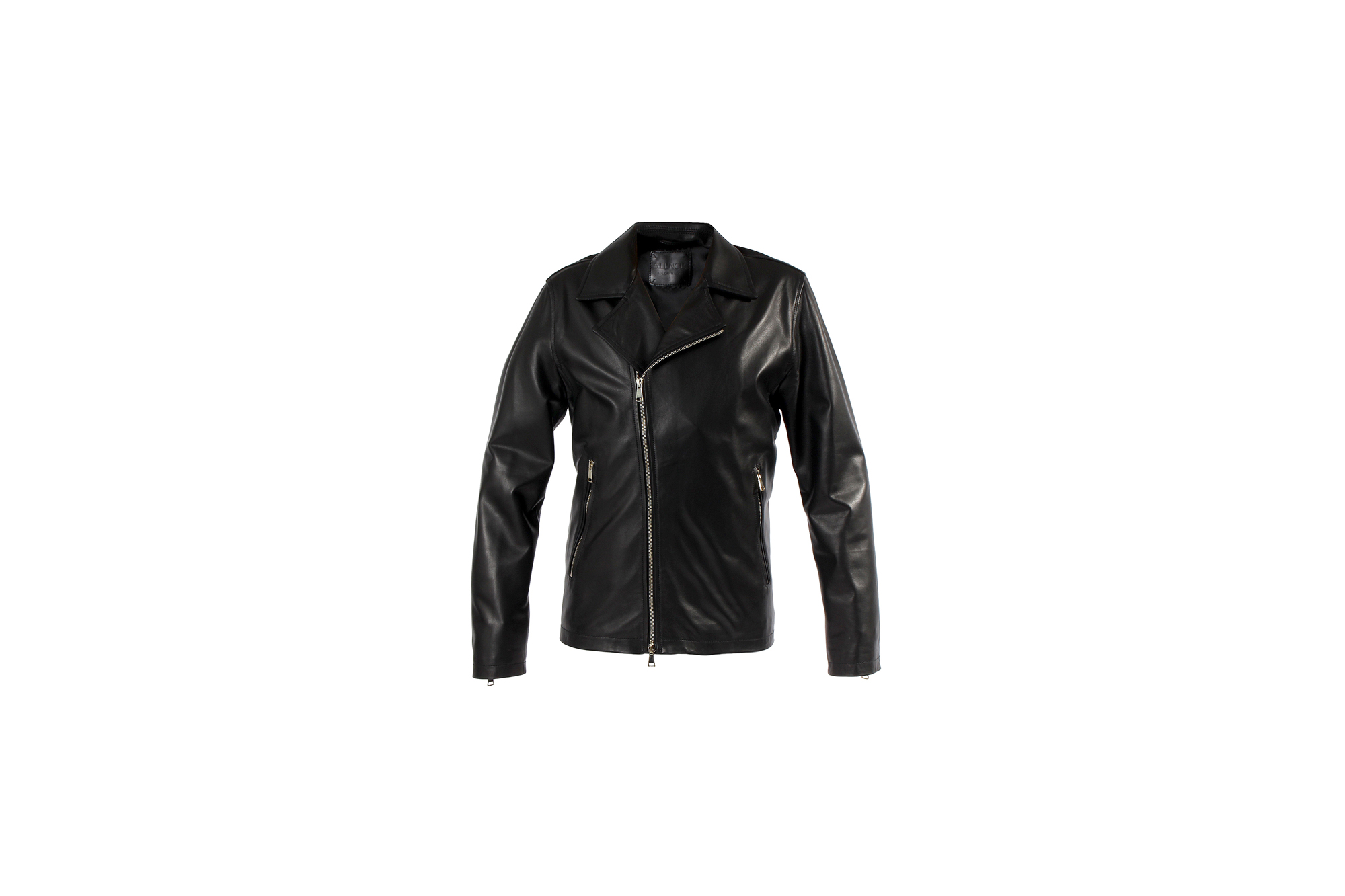 SILENCE (サイレンス) Double Riders Jacket (ダブル ライダース ジャケット) Goatskin Leather (ゴートスキンレザー) GOLD ZIP (ゴールドジップ) レザー ライダース ジャケット NERO GOLD ZIP (ブラックゴールドジップ) Made in italy (イタリア製) 2021 春夏新作 愛知 名古屋 Alto e Diritto altoediritto アルトエデリット