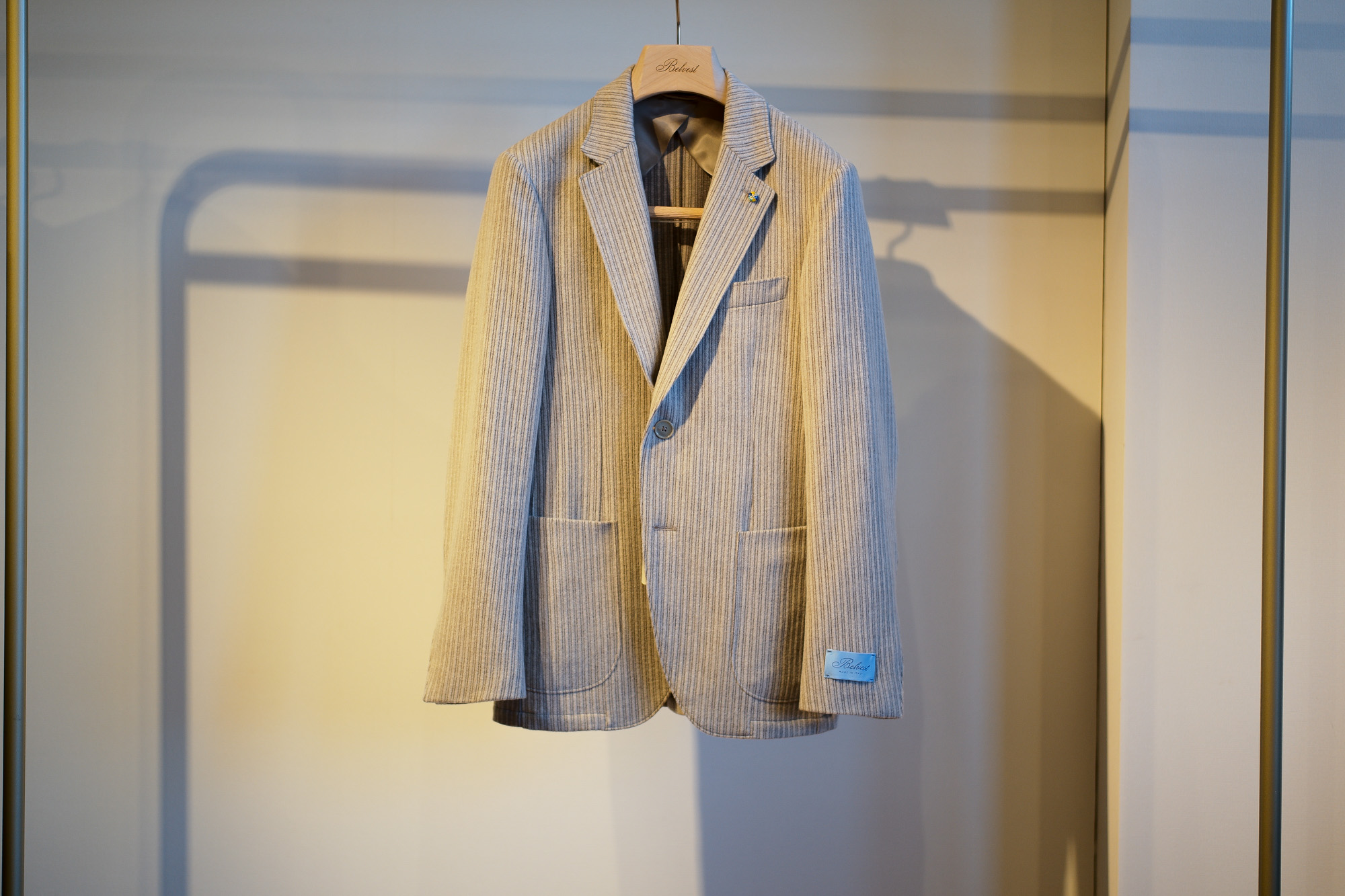 BELVEST ベルベスト 2021 秋冬 展示会 ジャケット スーツ ジャージジャケット カプセルコレクション JACKET IN THE BOX 愛知 名古屋 altoediritto アルトエデリット ジャケットインザボックス カシミア ジャケット