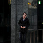 cuervo bopoha (クエルボ ヴァローナ) Sartoria Collection (サルトリア コレクション) Liam (リアム) LIMONTA NYLON (リモンタ ナイロン) ナイロン モッズコート BLACK (ブラック) MADE IN JAPAN (日本製) 2021 【ご予約開始】のイメージ