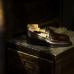 ENZO BONAFE(エンツォボナフェ) ART. EB-08 Coin Loafer コインローファー LAMA ラマレザー ドレスシューズ ローファー EBANO(ダークブラウン) made in italy (イタリア製) 2021のイメージ