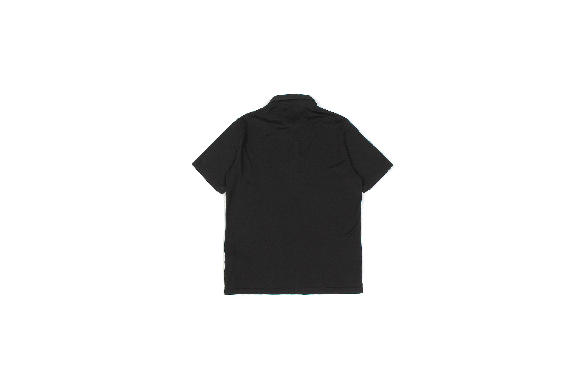 FEDELI (フェデリ) Polo Shirt GIZA45 (ポロシャツ) ギザコットン ポロシャツ BLACK (ブラック・36) made in italy (イタリア製) 2021 春夏新作 愛知 名古屋 Alto e Diritto altoediritto アルトエデリット 半袖ポロシャツ