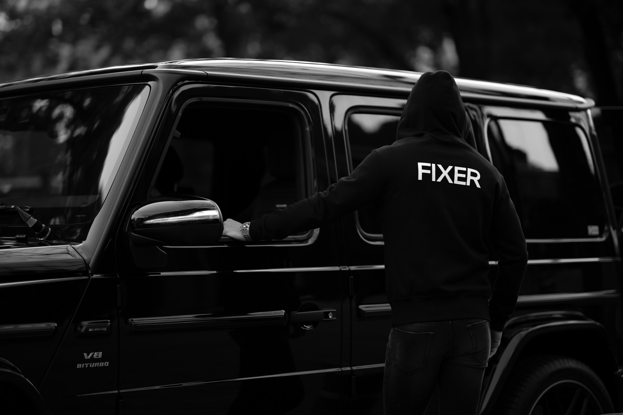 FIXER (フィクサー) FPK-02(エフピーケー02) Sweat Hoodie スウェットフーディー BLACK (ブラック) 2020 愛知 名古屋 altoediritto アルトエデリット パーカー プリントロゴ ロゴプリント 肉厚 裏サーマル