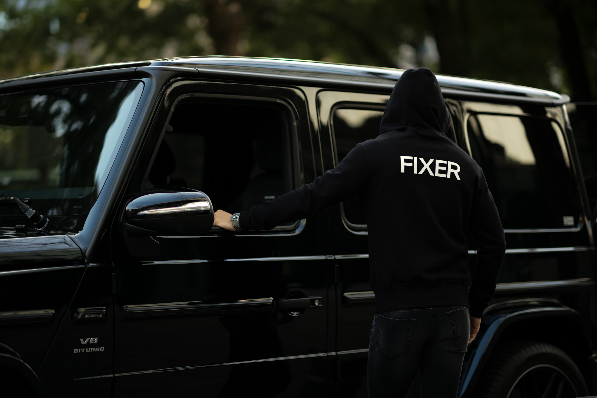 FIXER (フィクサー) FPK-02(エフピーケー02) Sweat Hoodie スウェットフーディー BLACK (ブラック) 2020 愛知 名古屋 altoediritto アルトエデリット パーカー プリントロゴ ロゴプリント 肉厚 裏サーマル