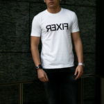 FIXER (フィクサー) FTS-03 Reverse Print Crew Neck T-shirt リバースプリント Tシャツ WHITE (ホワイト) 【ご予約受付中】【2021.2.15(Tue)~2021.2.28(Sun)】のイメージ