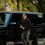 ISAMU KATAYAMA BACKLASH (イサムカタヤマ バックラッシュ) JAPAN CALF DOUBLE RIDERS No.1927-01 (ジャパン カーフ ダブルライダース) レザー ダブルライダース ジャケット BLACK (ブラック) MADE IN JAPAN (日本製) 2021 春夏 【Special Model】【Alto e Diritto別注】【カタヤマ氏直筆スペシャルバックプリント】のイメージ