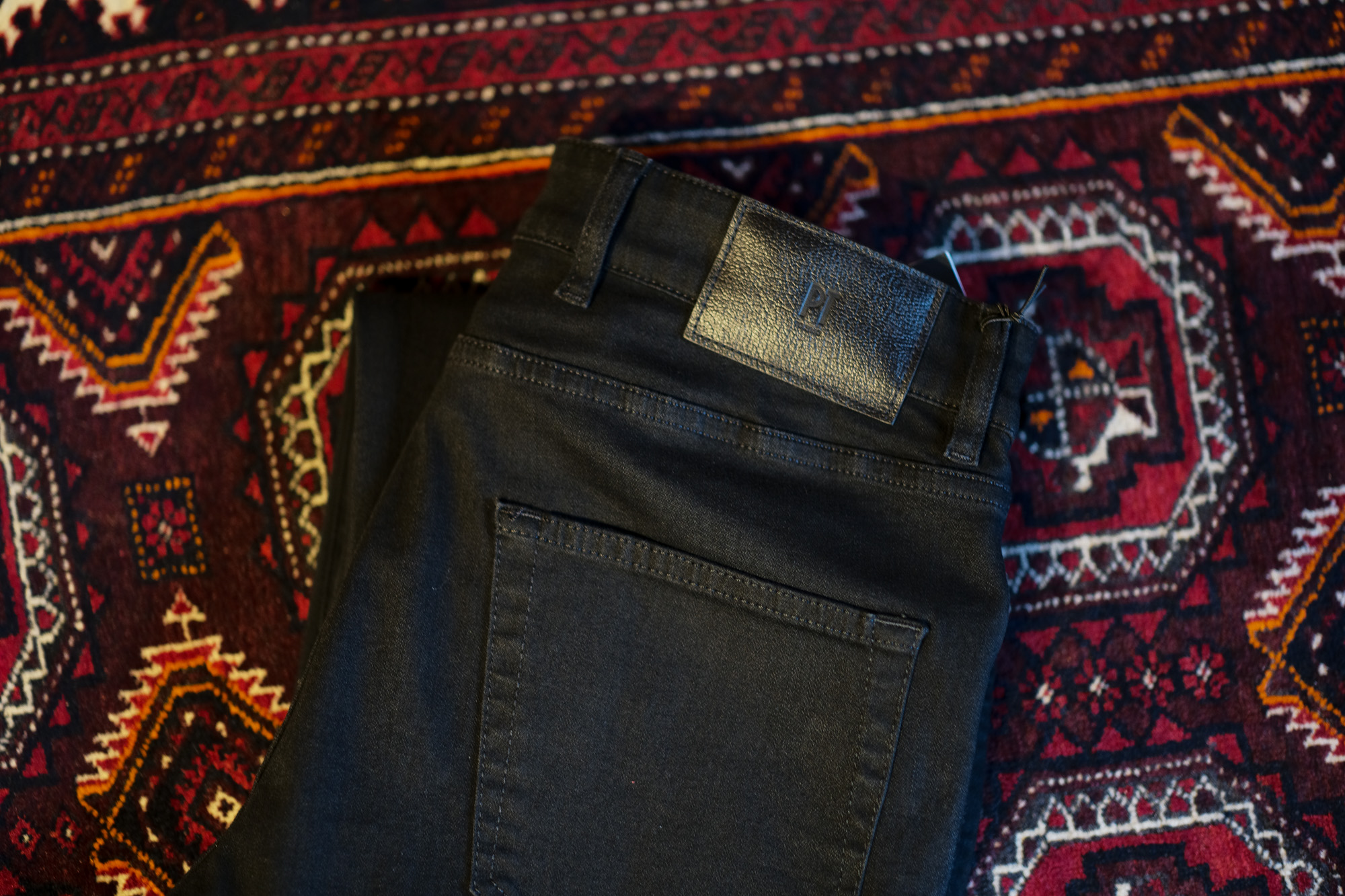 PT TORINO DENIM (ピーティートリノデニム) ROCK (ロック) SKINNY FIT (スキニーフィット) ストレッチ クラッシュ デニムパンツ BLACK(ブラック・DK76) 2021秋冬 【ご予約受付中】愛知 名古屋　Alto e Diritto altoediritto アルトエデリット デニム ブラックデニム 黒デニム