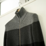 ZANONE 811934-ZM266 Knit Jacket Z3230(BLACK/GRAY) 2021AW 【ご予約受付中】のイメージ