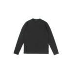 ZANONE (ザノーネ) Long Sleeve Crew Neck T-shirt (ロングスリーブ クルーネック Tシャツ) ice cotton アイスコットン ロングスリーブ Tシャツ BLACK (ブラック・Z0015) MADE IN ITALY(イタリア製) 2021 春夏新作のイメージ
