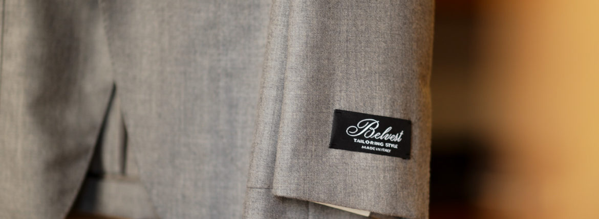 BELVEST (ベルベスト) JACKET IN THE BOX (ジャケットインザボックス) サマーカシミア ジャケット GREY (グレー) Made in italy (イタリア製) 2021 春夏新作 愛知 名古屋 Alto e Diritto altoediritto アルトエデリット ジャケット カシミヤジャケット カシミアジャケット