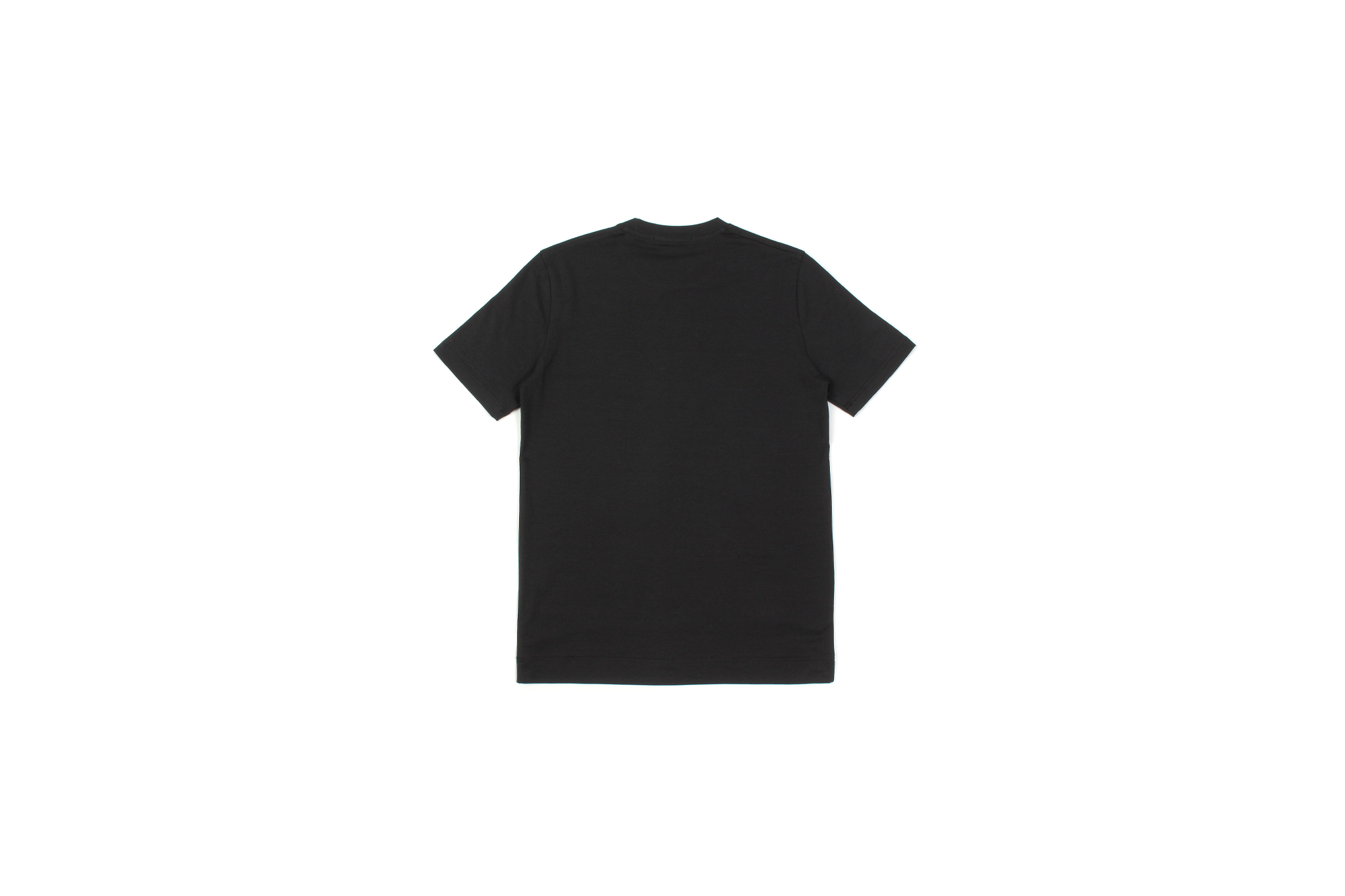 Cruciani (クルチアーニ) Cotton Stretch Crew Neck T-shirt (コットン ストレッチ クルーネック Tシャツ) クルーネック Tシャツ BLACK (ブラック・2000) made in italy (イタリア製) 2021 春夏新作 愛知 名古屋 Alto e Diritto altoediritto アルトエデリット Tシャツ　ニットTシャツ