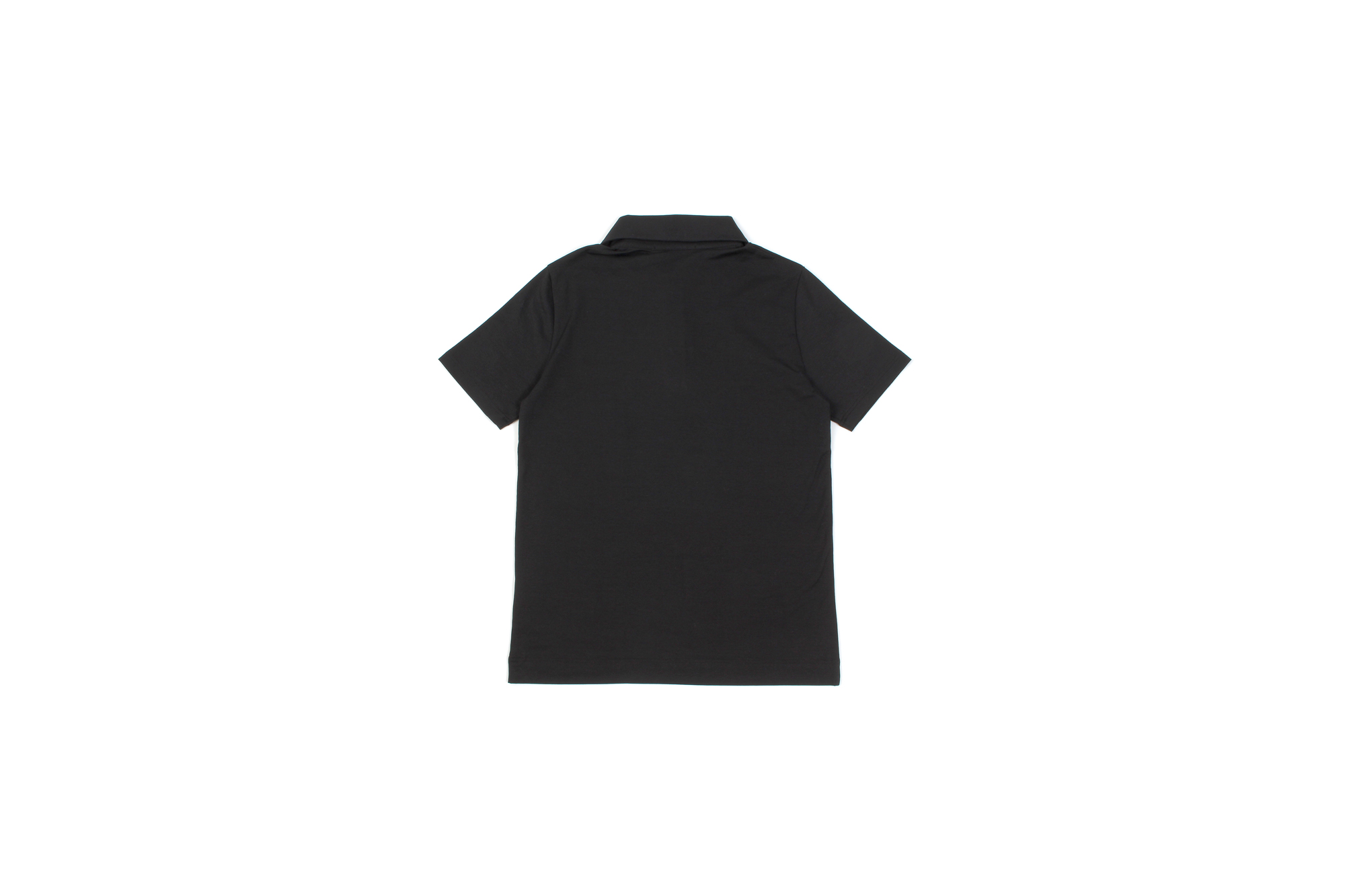 Cruciani (クルチアーニ) Cotton Stretch Polo Shirt コットン ストレッチ ポロシャツ BLACK (ブラック・2000) made in italy (イタリア製) 2021 春夏新作 愛知 名古屋 Alto e Diritto altoediritto アルトエデリット 半袖ポロシャツ