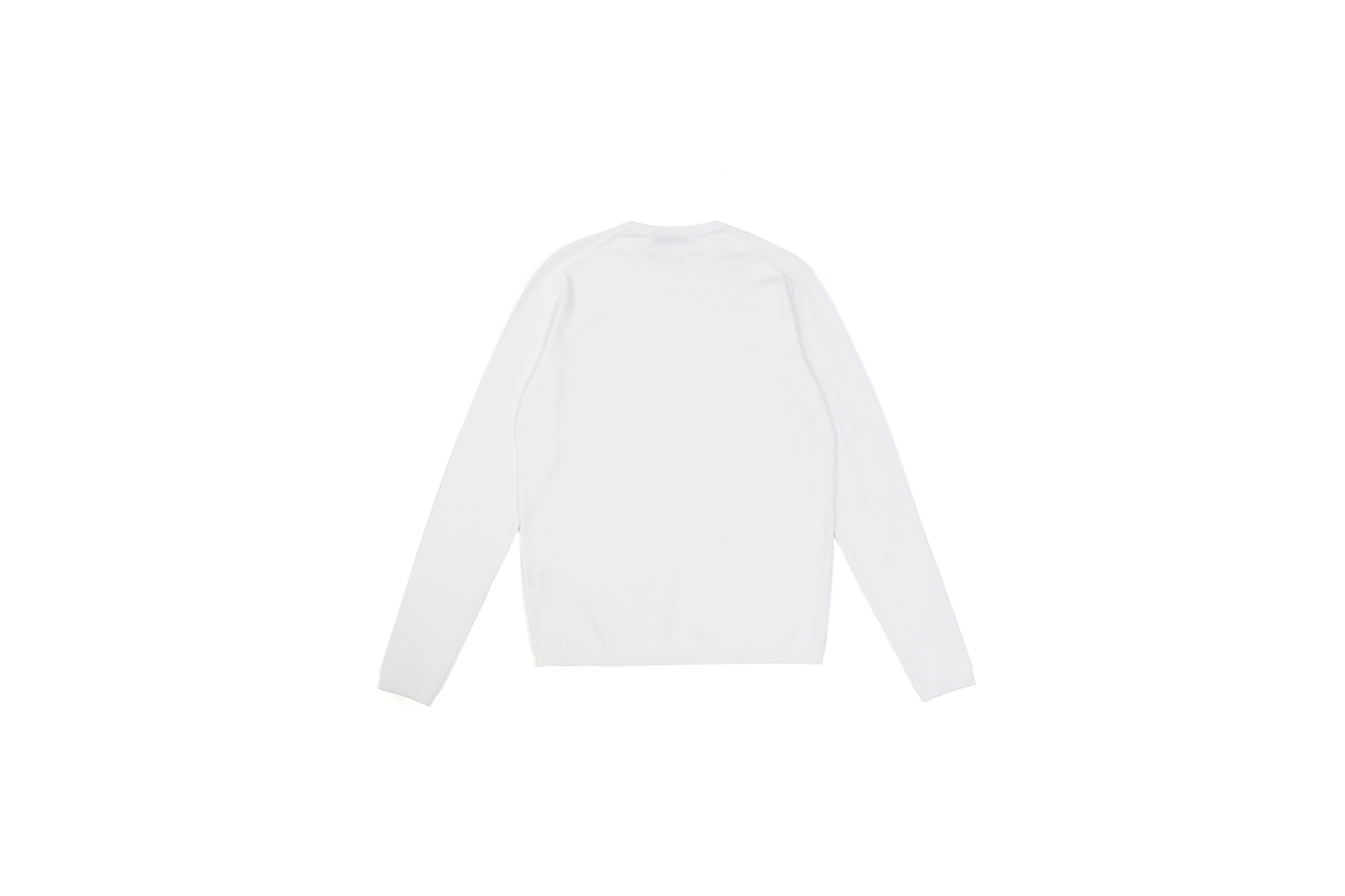 Cruciani (クルチアーニ) 27G Knit Crew Neck Sweater (27ゲージ クルーネック セーター) 27ゲージ ハイゲージ コットン ニット セーター WHITE (ホワイト・Z0001) made in italy (イタリア製) 2021 春夏新作 【入荷しました】【フリー分発売開始】愛知 名古屋 Alto e Diritto altoediritto アルトエデリット ロングスリーブ 長袖ニット