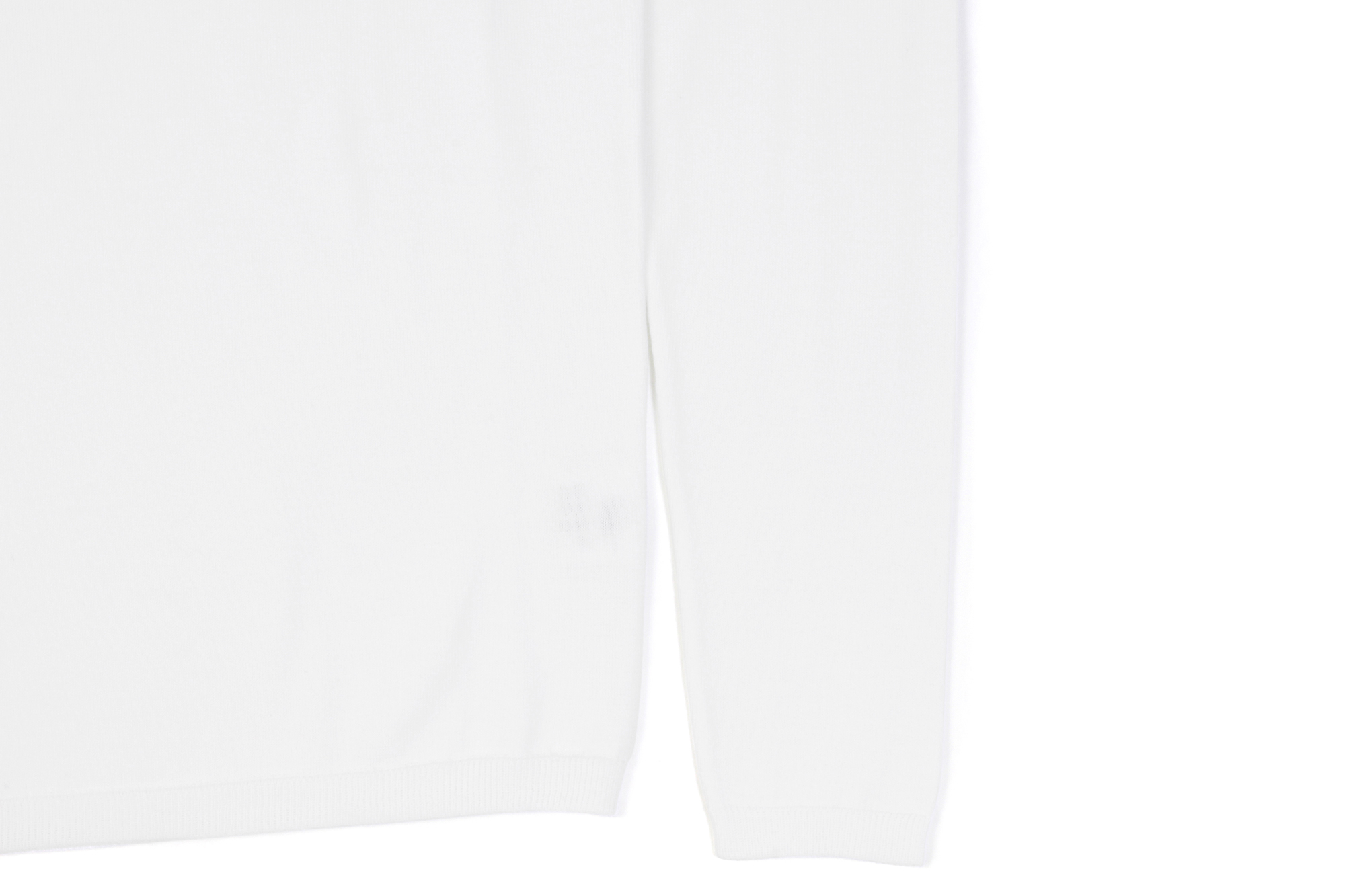 Cruciani (クルチアーニ) 27G Knit Crew Neck Sweater (27ゲージ クルーネック セーター) 27ゲージ ハイゲージ コットン ニット セーター WHITE (ホワイト・Z0001) made in italy (イタリア製) 2021 春夏新作 【入荷しました】【フリー分発売開始】愛知 名古屋 Alto e Diritto altoediritto アルトエデリット ロングスリーブ 長袖ニット