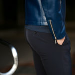 cuervo bopoha (クエルボ ヴァローナ) Sartoria Collection (サルトリア コレクション) Brad (ブラッド) WASHABLE 2WAY SUPER COMFORT NYLON ウォッシャブル ストレッチ ナイロン スラックス NAVY (ネイビー) MADE IN JAPAN (日本製) 2021 春夏新作のイメージ