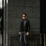 Georges de Patricia (ジョルジュ ド パトリシア) Carrera (カレラ) 925 STERLING SILVER (925 スターリングシルバー) Super Soft Sheepskin シングル ライダース ジャケット NOIR (ブラック) 2021のイメージ