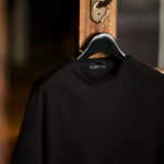 HERNO (ヘルノ) Cotton Stretch Crew Neck T-shirt (コットン ストレッチ クルーネック Tシャツ) クルーネック Tシャツ BLACK (ブラック・9300) 2021 春夏新作 【入荷しました】【フリー分発売開始】のイメージ