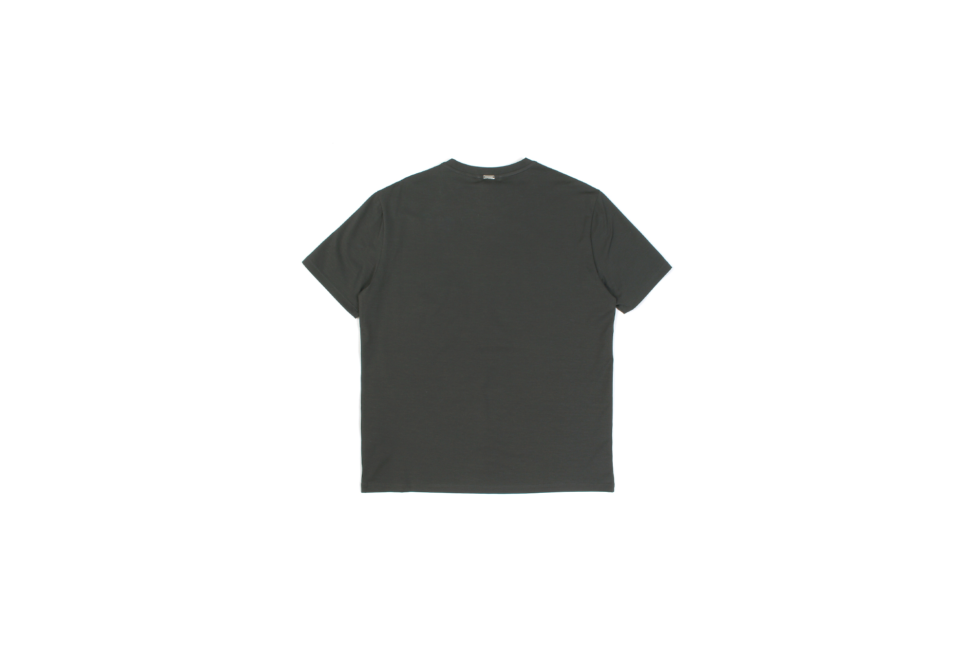 HERNO (ヘルノ) Cotton Stretch Crew Neck T-shirt (コットン ストレッチ クルーネック Tシャツ) クルーネック Tシャツ CHARCOAL (チャコール・9480) 2021 春夏新作 Alto e Diritto altoediritto アルトエデリット Tee