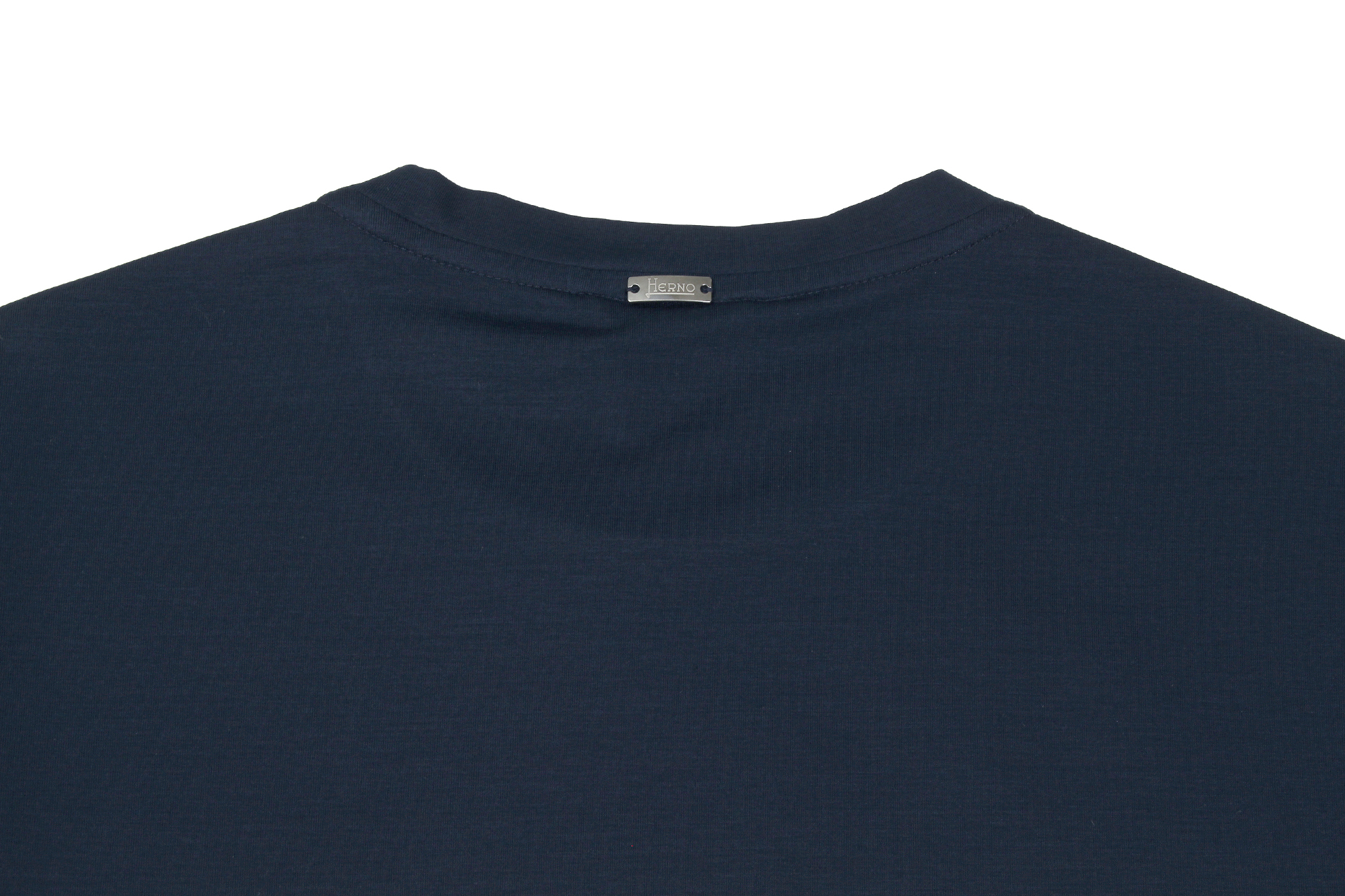 HERNO (ヘルノ) Cotton Stretch Crew Neck T-shirt (コットン ストレッチ クルーネック Tシャツ) クルーネック Tシャツ NAVY (ネイビー・9200) 2021 春夏新作 Alto e Diritto altoediritto アルトエデリット Tee