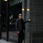 ISAIA (イザイア) POMPEI (ポンペイ) ウールシルクリネン グレンチェック サマー ジャケット BLACK (ブラック・990) Made in italy (イタリア製) 2021 春夏新作のイメージ