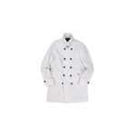 MOORER(ムーレー) SC / MORANDI-KM1(モランディ KM1) ポリエステル ダブルブレスト スタンドカラー スプリング コート AVORIO (オフホワイト) Made in italy (イタリア製) 2021 春夏新作のイメージ