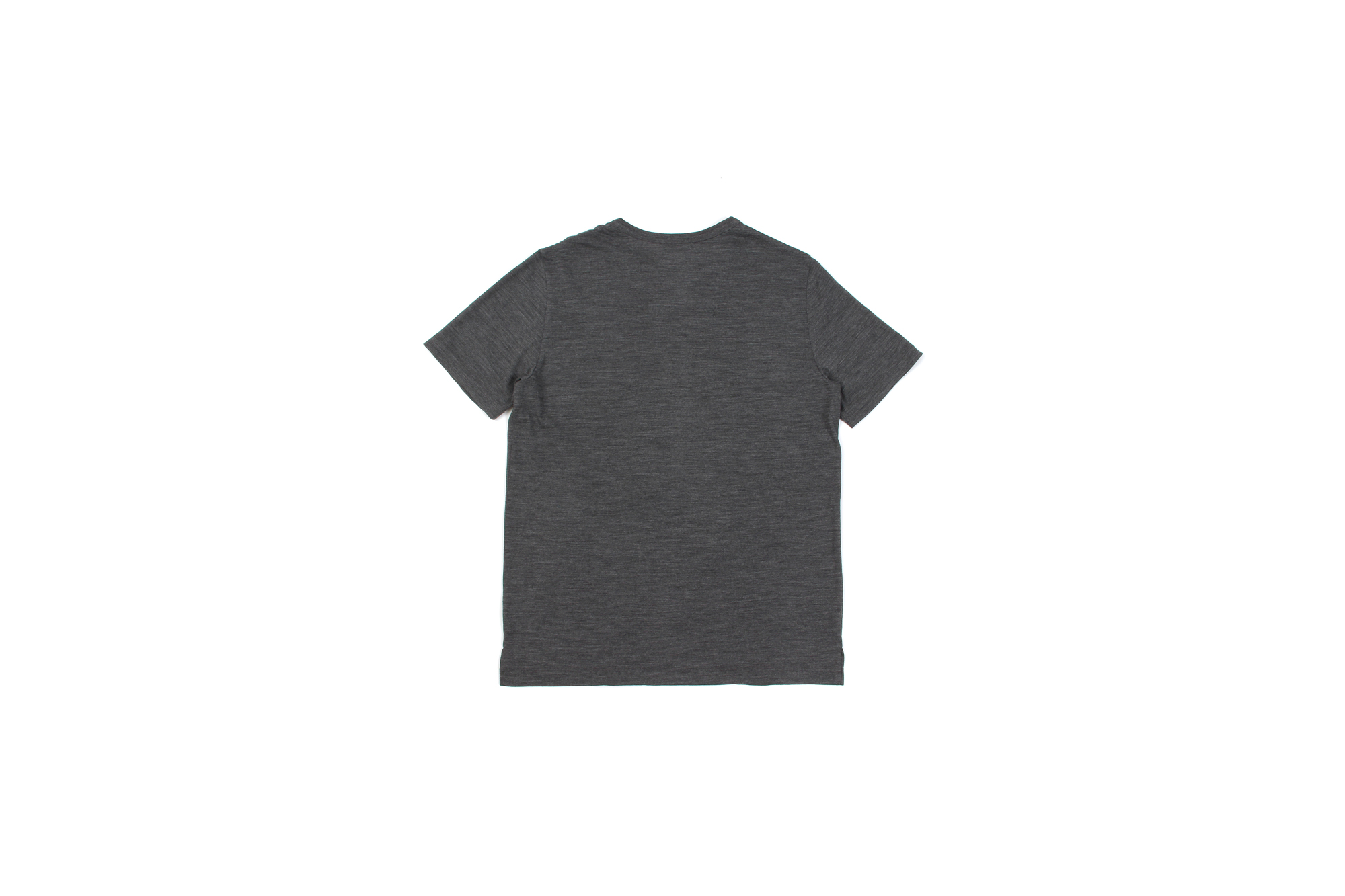 nomiamo (ノミアモ) Key Neck T-shirt 60/1 Super 100’s Wool ウォッシャブルウール キーネックTシャツ CHARCOALGRAY (チャコールグレー) 2021 春夏 【Alto e Diritto別注】【Special限定モデル】【ご予約受付中】 愛知 名古屋 Altoediritto アルトエデリット カットソー 半袖Tシャツ