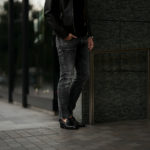 PT TORINO DENIM (ピーティートリノデニム) ROCK (ロック) SKINNY FIT (スキニーフィット) ストレッチ クラッシュ デニムパンツ BLACK (ブラック・LT24) 2021春夏 【Special Model】【ご予約受付中】【 国内2店舗限定展開】【菅原靴店 // Alto e Diritto】のイメージ