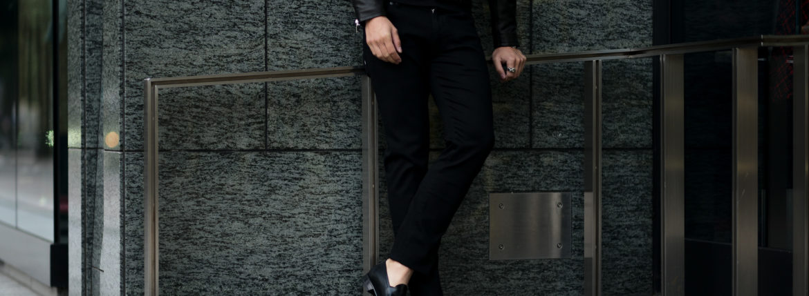 PT TORINO DENIM (ピーティートリノデニム) SWING (スイング) SUPER SLIM FIT (スーパースリムフィット) ストレッチ ワンウォッシュ デニムパンツ BLACK(ブラック・DK76) 2021 春夏 【第3弾追加】【ご予約開始】 愛知 名古屋 Alto e Diritto altoediritto アルトエデリット ジーンズ