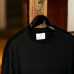 RIVORA (リヴォラ) Vintage Linen Layered T-Shirts ヴィンテージ リネン レイヤード Tシャツ BLACK (ブラック・010) MADE IN JAPAN (日本製) 2021 春夏新作 【入荷しました】【フリー分発売開始】のイメージ