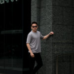 RIVORA (リヴォラ) Vintage Linen Layered T-Shirts ヴィンテージ リネン レイヤード Tシャツ GRAY (グレー・020) MADE IN JAPAN (日本製) 2021 春夏新作のイメージ