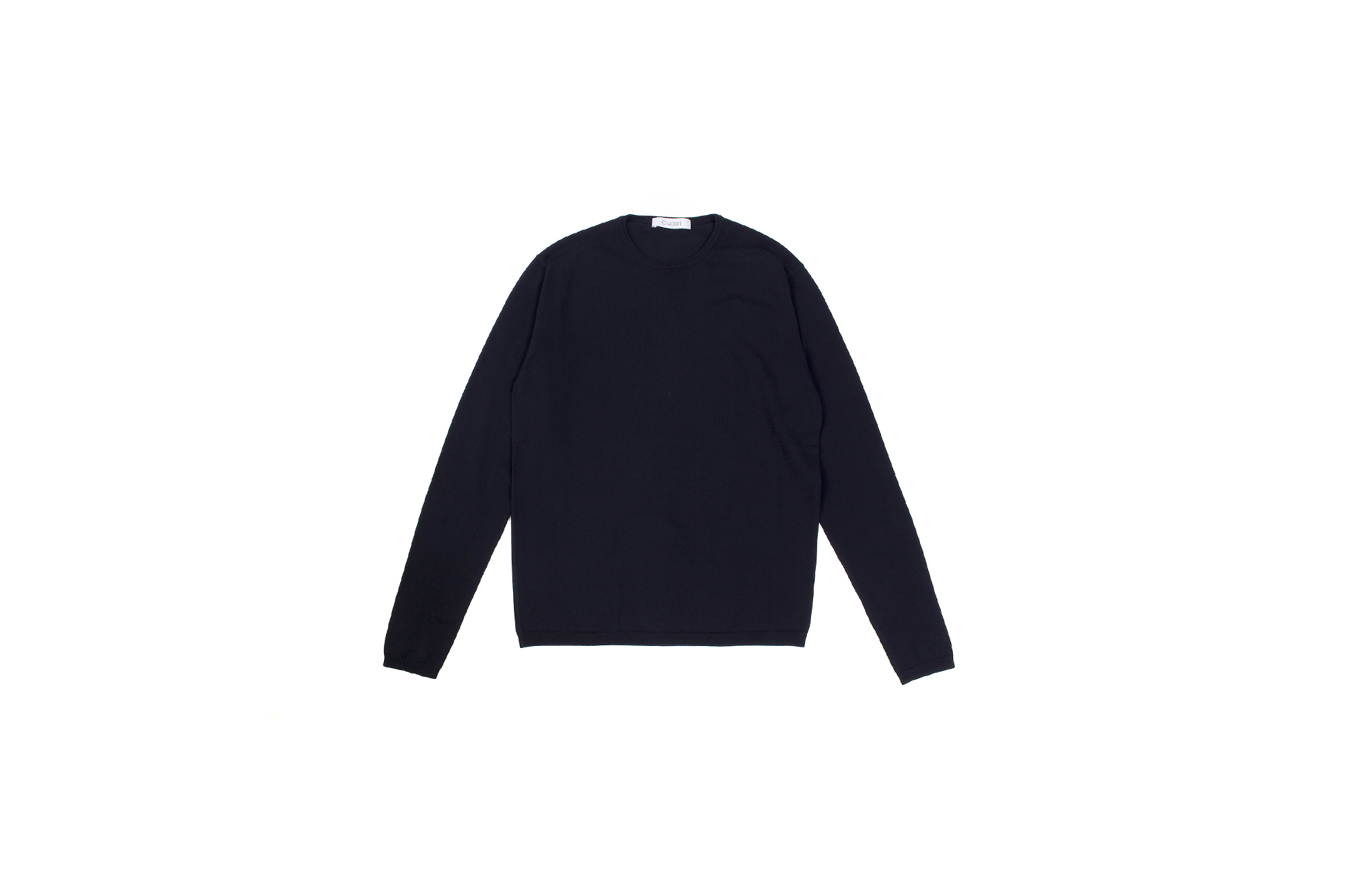 Cruciani (クルチアーニ) 27G Knit Crew Neck Sweater (27ゲージ クルーネック セーター) 27ゲージ ハイゲージ コットン ニット セーター NAVY (ネイビー・Z0064) made in italy (イタリア製) 2021 春夏新作 【入荷しました】【フリー分発売開始】愛知 名古屋 Alto e Diritto altoediritto アルトエデリット ロングスリーブ 長袖ニット