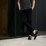 cuervo bopoha (クエルボ ヴァローナ) Sartoria Collection (サルトリア コレクション) Brad (ブラッド) WASHABLE 2WAY SUPER COMFORT NYLON ウォッシャブル ストレッチ ナイロン スラックス BLACK (ブラック) MADE IN JAPAN (日本製) 2021 春夏新作のイメージ