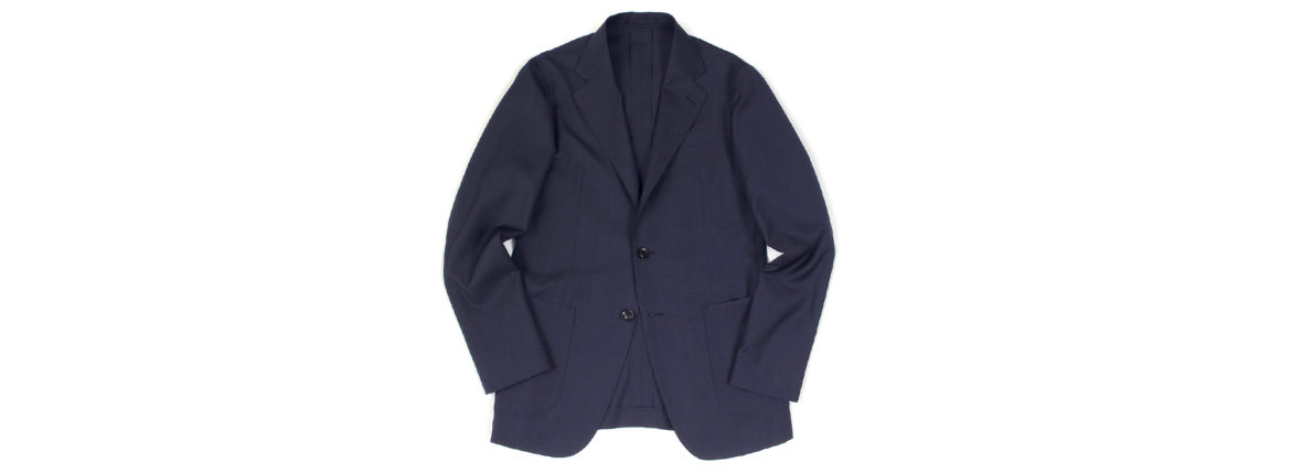 cuervo bopoha (クエルボ ヴァローナ) Sartoria Collection (サルトリア コレクション) Lobb (ロブ) Summer Wool サマーウール ジャケット NAVY (ネイビー) MADE IN JAPAN (日本製) 2021 春夏新作 愛知 名古屋 Alto e Diritto altoediritto アルトエデリット サマージャケット ブラックジャケットネイビージャケット