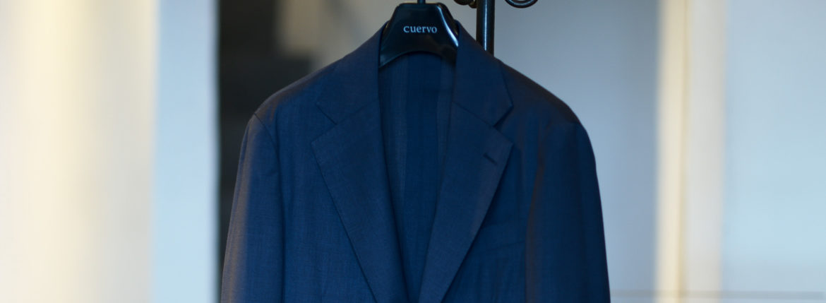 cuervo bopoha (クエルボ ヴァローナ) Sartoria Collection (サルトリア コレクション) Lobb (ロブ) Summer Wool サマーウール ジャケット NAVY (ネイビー) MADE IN JAPAN (日本製) 2021 春夏新作 愛知 名古屋 Alto e Diritto altoediritto アルトエデリット サマージャケット ブラックジャケットネイビージャケット