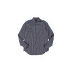 cuervo bopoha (クエルボ ヴァローナ) Sartoria Collection (サルトリア コレクション) Riot (ライオット) PIN STRIPE SHIRTS ピンストライプ シャツ CHARCOAL STRIPE (チャコールストライプ) made in italy (イタリア製) 2021 春夏新作のイメージ
