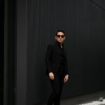 cuervo bopoha (クエルボ ヴァローナ) Sartoria Collection (サルトリア コレクション) Rooster (ルースター) STRETCH NYLON ストレッチナイロン スーツ BLACK(ブラック) MADE IN JAPAN (日本製) 2021 春夏 【Special Model】 【ご予約受付中】のイメージ