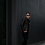 FIXER(フィクサー) F1(エフワン) DOUBLE RIDERS Cow Leather ダブルライダース ジャケット BLACK(ブラック) 【ご予約受付中】【2021.4.18(Sun)～2021.5.03(Mon)】のイメージ