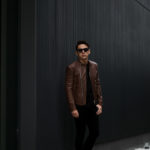 FIXER(フィクサー) F1(エフワン) DOUBLE RIDERS Cow Leather ダブルライダース ジャケット BROWN (ブラウン) 【ご予約受付中】【2021.4.18(Sun)~2021.5.03(Mon)】のイメージ