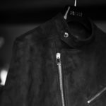 FIXER F1 DOUBLE RIDERS “Cashmere Suede Leather” BLACKのイメージ