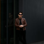 FIXER(フィクサー) F2(エフツー) SINGLE RIDERS Cow Leather シングルライダース ジャケット BROWN(ブラウン) 【ご予約受付中】【2021.5.29(Sat)～2021.6.13(Sun)】のイメージ