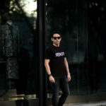 FIXER (フィクサー) FTS-03 Reverse Print Crew Neck T-shirt リバースプリント Tシャツ BLACK (ブラック) 【ご予約開始】【2021.4.17(Sat)～2021.5.03(Mon)】のイメージ
