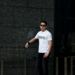 FIXER (フィクサー) FTS-03 Reverse Print Crew Neck T-shirt リバースプリント Tシャツ WHITE (ホワイト) 【ご予約開始】【2021.4.17(Sat)~2021.5.03(Mon)】のイメージ