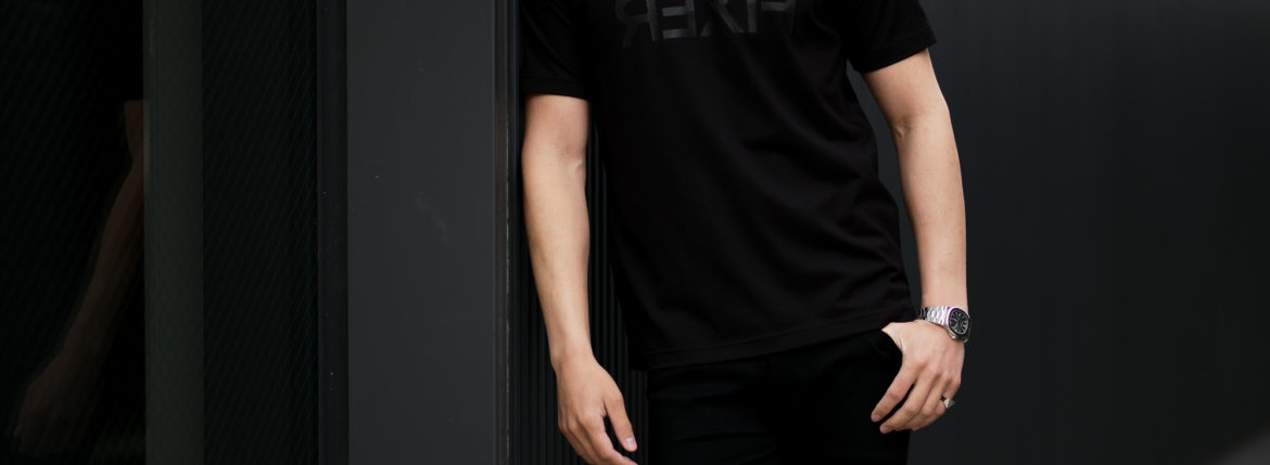 FIXER (フィクサー) FTS-03 Reverse Print Crew Neck T-shirt リバースプリント Tシャツ ALL BLACK (オールブラック) 【ご予約開始】【2021.4.17(Sat)～2021.5.03(Mon)】 愛知 名古屋 Alto e Diritto altoediritto アルトエデリット