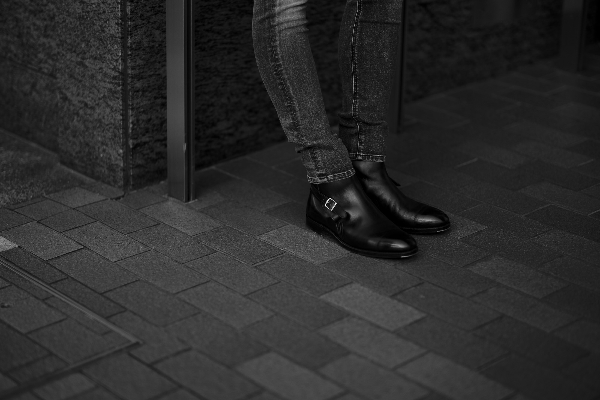 JOHN LOBB (ジョンロブ) ABBOT (アボット) 8695B Jodhpur Boots Black Calf ブラックカーフレザー ジョッパーブーツ BLACK (ブラック) Made In England (イギリス製) 2021 愛知 名古屋 Alto e Diritto altoediritto アルトエデリット ブーツ レザーブーツ johnlobbブーツ