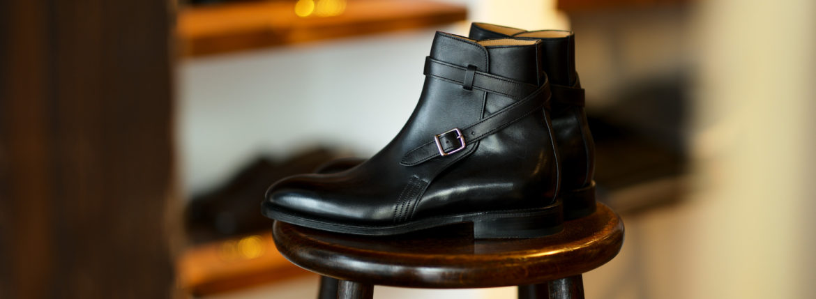 JOHN LOBB (ジョンロブ) ABBOT (アボット) 8695B Jodhpur Boots Black Calf ブラックカーフレザー ジョッパーブーツ BLACK (ブラック) Made In England (イギリス製) 2021のイメージ