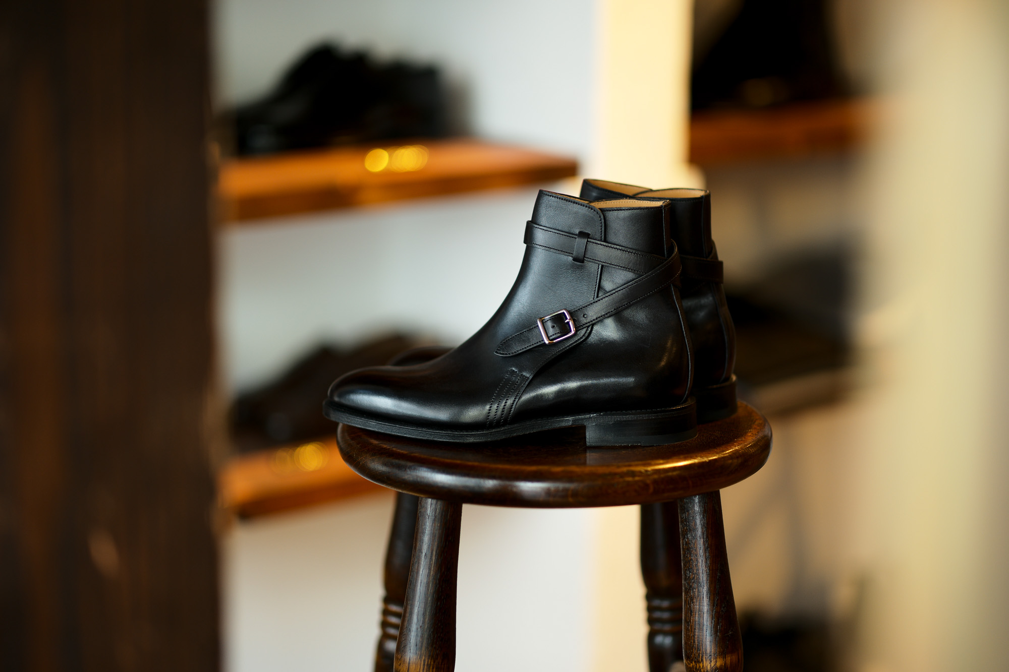 JOHN LOBB (ジョンロブ) ABBOT (アボット) 8695B Jodhpur Boots Black 