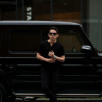 nomiamo (ノミアモ) SUPIMA 80/1 Key Neck T-shirt スーピマコットン キーネック Tシャツ BLACK (ブラック) 2021 春夏 【Alto e Diritto別注】【Special限定モデル】のイメージ