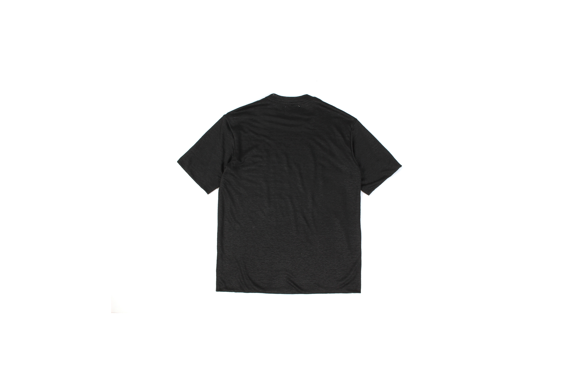 RIVORA (リヴォラ) Vintage Linen Layered T-Shirts ヴィンテージ リネン レイヤード Tシャツ BLACK (ブラック・010) MADE IN JAPAN (日本製) 2021 春夏新作 【入荷しました】【フリー分発売開始】愛知 名古屋 Alto e Diritto altoediritto アルトエデリット 半袖TEE