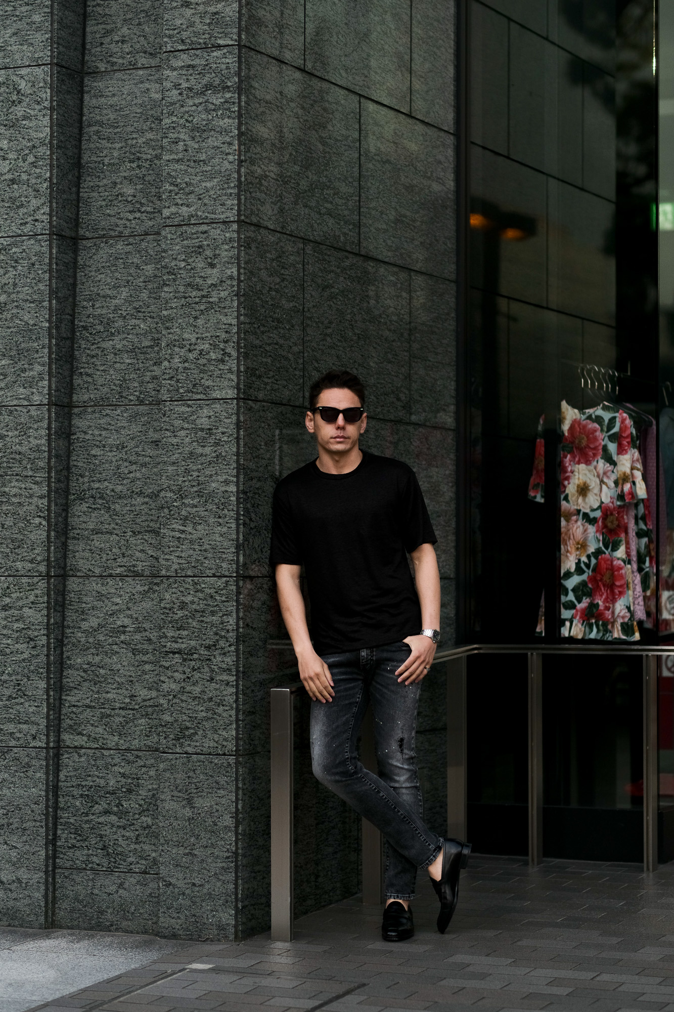 RIVORA (リヴォラ) Vintage Linen Layered T-Shirts ヴィンテージ リネン レイヤード Tシャツ BLACK (ブラック・010) MADE IN JAPAN (日本製) 2021 春夏新作 【入荷しました】【フリー分発売開始】愛知 名古屋 Alto e Diritto altoediritto アルトエデリット 半袖TEE