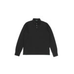 ZANONE (ザノーネ) Long Sleeve Polo Shirt (ロングスリーブ ポロシャツ) ice cotton アイスコットン ロングスリーブ ポロシャツ BLACK (ブラック・Z0015) MADE IN ITALY(イタリア製) 2021 春夏新作 【入荷しました】【フリー分発売開始】のイメージ