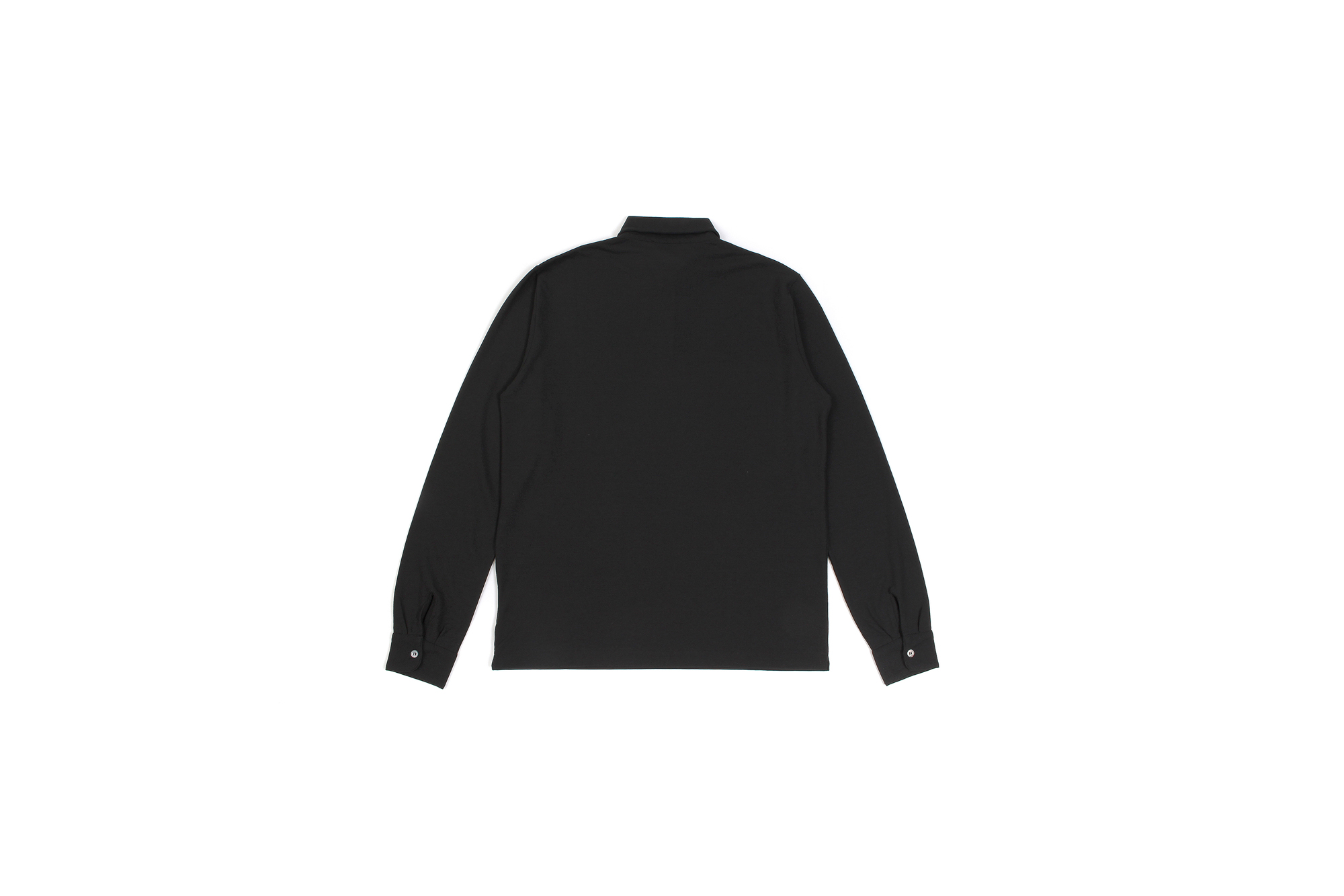 ZANONE (ザノーネ) Long Sleeve Polo Shirt (ロングスリーブ ポロシャツ) ice cotton アイスコットン ロングスリーブ ポロシャツ BLACK (ブラック・Z0015) MADE IN ITALY(イタリア製) 2021 春夏新作 愛知 名古屋 Alto e Diritto altoediritto アルトエデリット